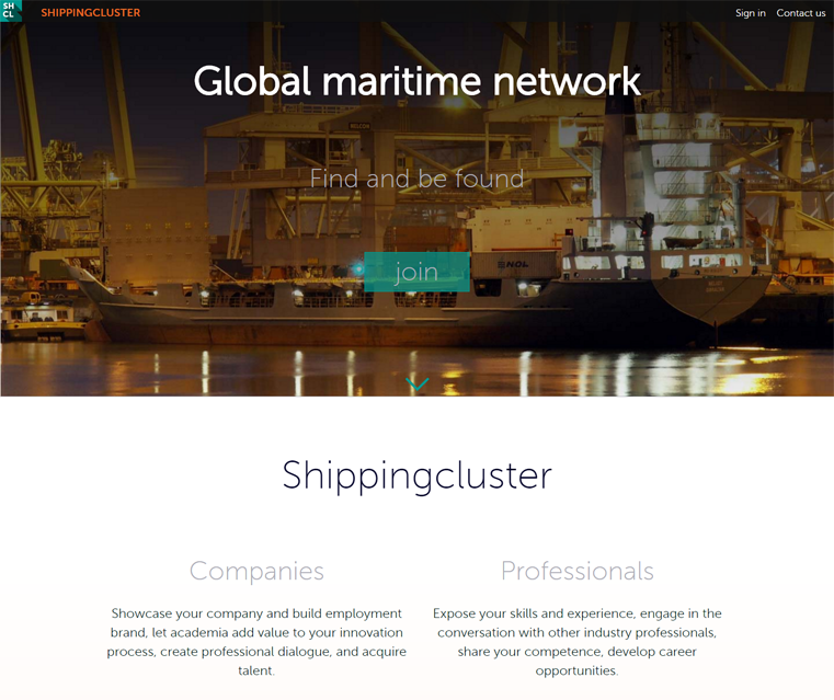 Shippingcluster the maritime network